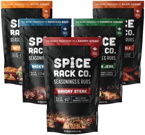 Spice Rack Co. BBQ Seasonings And Rubs, BBQ Spices and Seasonings Sets