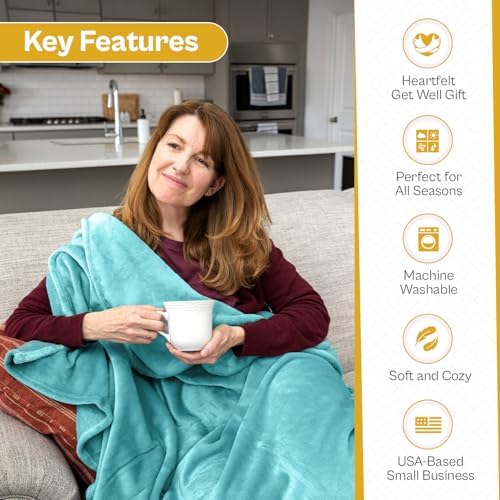 Get Well Blanket - Healing Blanket - Inspirational Blankets for