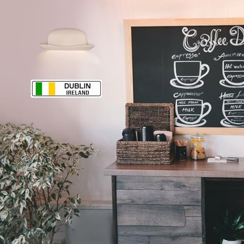 Dublin Ireland Sign Metal Signs Street Sign Wall Decor 16X4 Inch