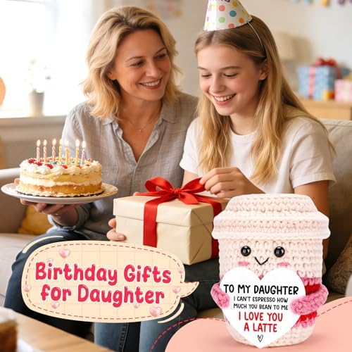 Daughter Birthday Gifts from Mom Dad Coffee Lover Gifts for Daughters