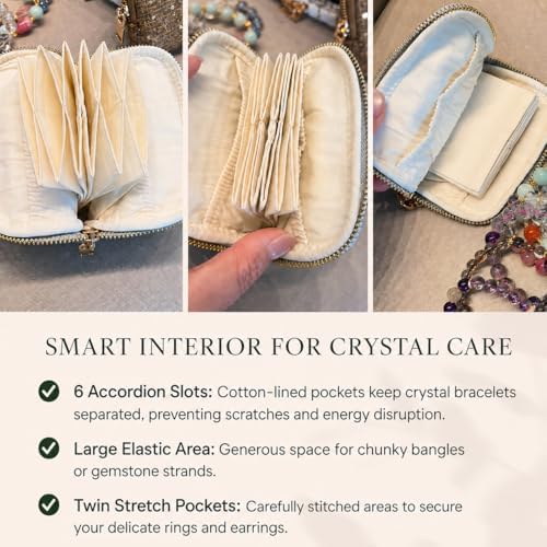 Tweed Travel Jewelry Pouch - Mothers Day Gift Idea for Women, Elegant