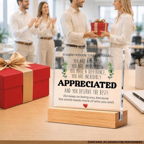 Thank You & Appreciation Gifts Bulk for Coworkers Friends, Set of 6