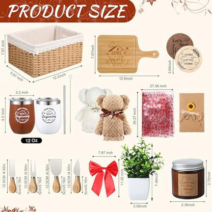 House Warming Gifts Basket 21 Pieces Housewarming Gift for New