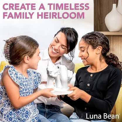 Luna Bean XL Hand Casting Kit for Family - Extra Large Mold, Up to 6