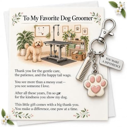 The You Make a Difference Appreciation Gift Set – Keychain & Greeting