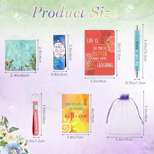 Pasimy 218 Pcs Inspirational Stationery Gifts Motivational Mini