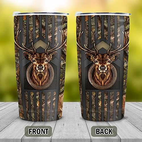 winorax Deer Hunting Tumbler 20oz Hunter Gifts For Men Hunters Double