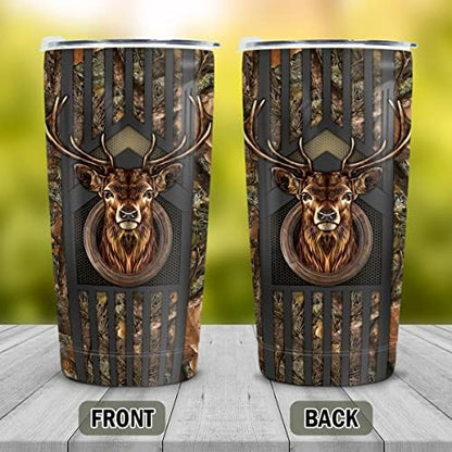winorax Deer Hunting Tumbler 20oz Hunter Gifts For Men Hunters Double