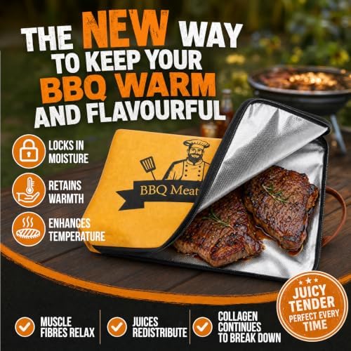 BBQ blanket for resting meat, Heat Retention Meat Resting Pouch for