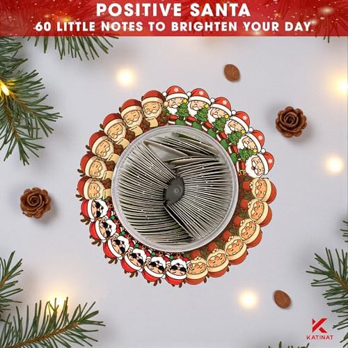 Positive Tree Jar, 60 Christmas Affirmation Cards, for Coworkers
