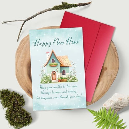Funny House warming Card Gifts for Him Her, New Home Card, Happy New