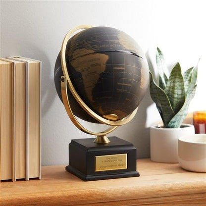 THINGS REMEMBERED Engraved Black and Gold Tabletop Keepsake