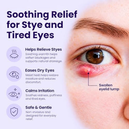Body Restore Heated Eye Mask Warm Compress for Dry Eyes - Variety