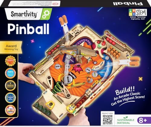 Smartivity DIY Pinball Machine I Global Award Winning Game Ages 8-99