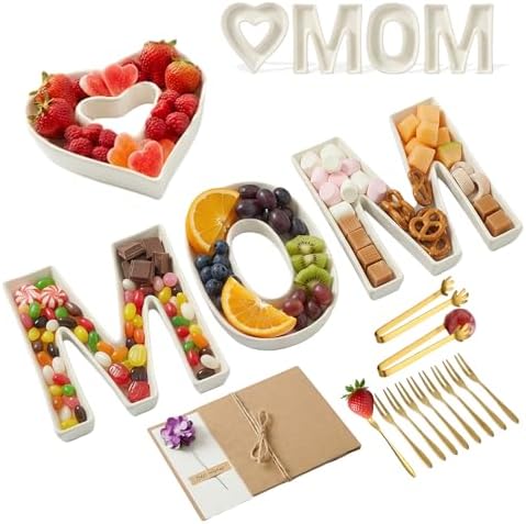 Mother’s Day & Birthday Gifts for Mom - Ceramic "MOM" Letter Candy
