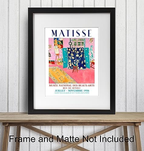 Matisse Aesthetic Wall Art 11x14 - Mid Century Modern Minimalist