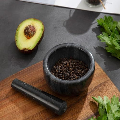 Marble Heavy Duty Mortar and Pestle Natural Marble Mortar and Pestle