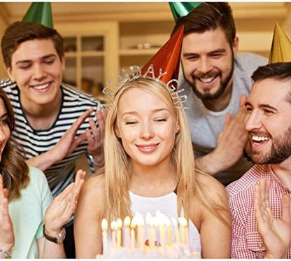 AOPRIE Birthday Girl Headband Happy Birthday Tiara for Women Girls