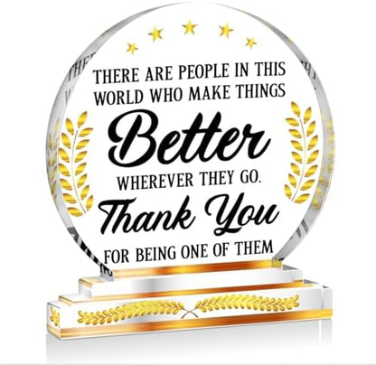 Thank You Appreciation Gifts for Coworkers Employees Desk Decor
