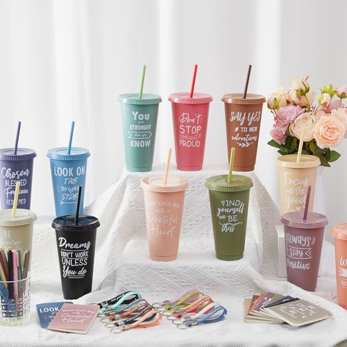 Hollowfly 12 Sets/48 Pcs Employee Appreciation Gifts Bulk, Morandi