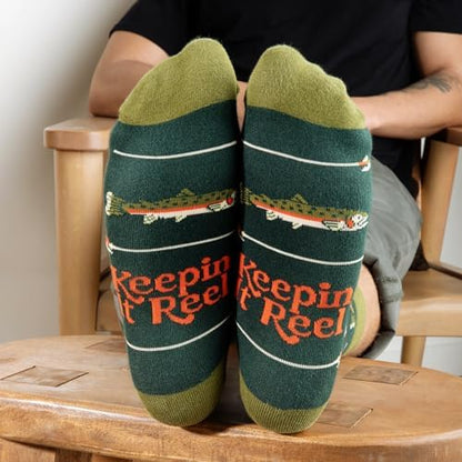 Lavley Fishing & Hunting Socks Funny Gift for Outdoor Hunters &