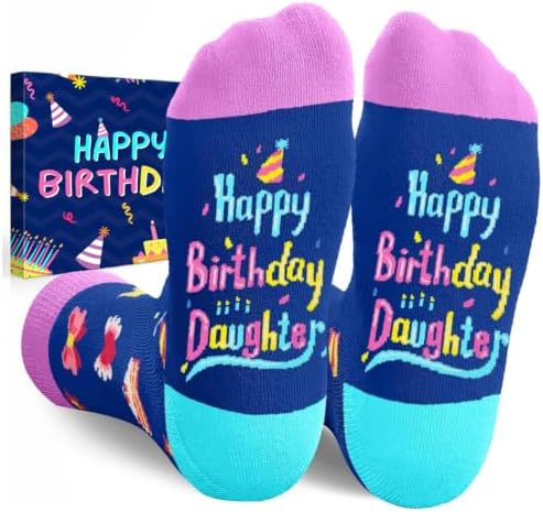 HAPPYPOP Birthday Socks for Her - Gifts for Niece Sister Grandma Aunt