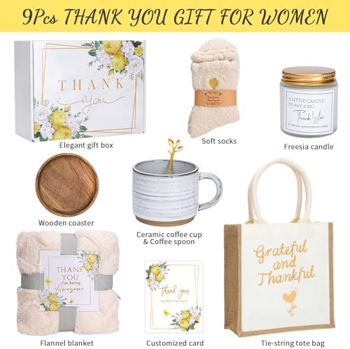 Thank You Gifts for Women, Coworkers,Teacher, Boss Day Gifts for Women