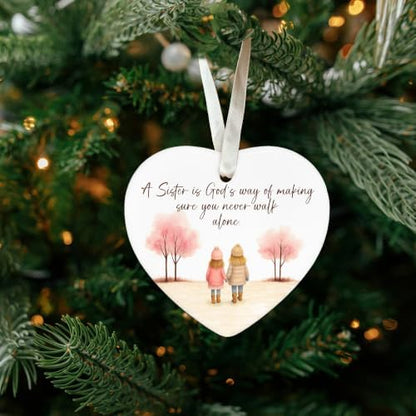 Sister Ornaments 2026 Christmas - Sister Christmas Ornament - Sisters