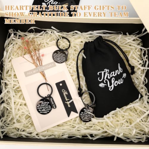 NICEMOVIC 45 Pcs Employee Thank You Gifts Bulk, Thank You Keychain