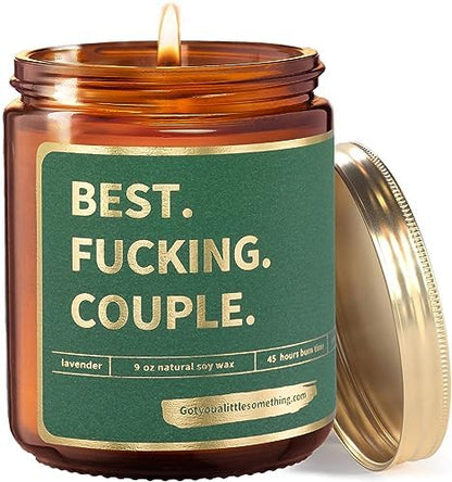 Funny Candle for Couples Anniversary, Wedding Engagement, Housewarming