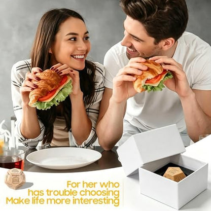 Food Dice, Stocking Stuffers for Men Women, Christmas Anniversary