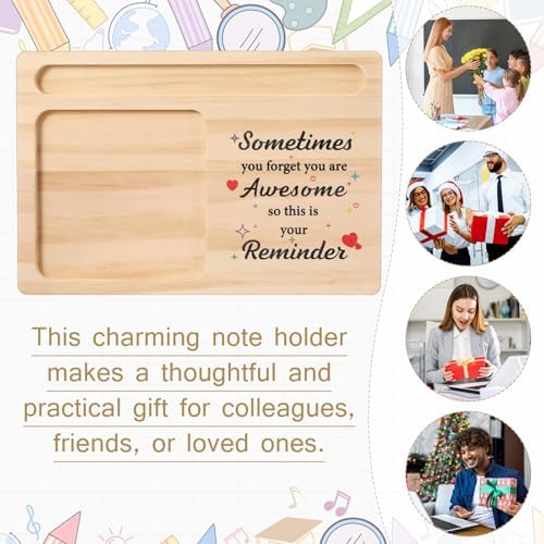 12 Pcs Thank You Sticky Note Holders for Desk You Are Awesome Gifts