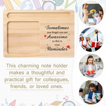 12 Pcs Thank You Sticky Note Holders for Desk You Are Awesome Gifts
