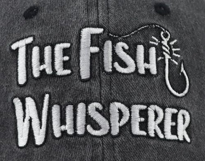 Tbstlumd The Fish Whisperer Hats for Men Women, Funny Adjustable