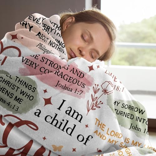 Christian Gifts for Women, Christian Blanket, Birthday Gifts for Women