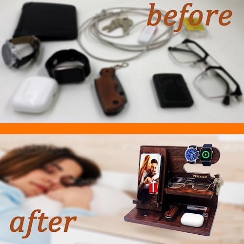 VEIYAILU Gifts for Men Women Brother Boss Boyfriend Him Nightstand