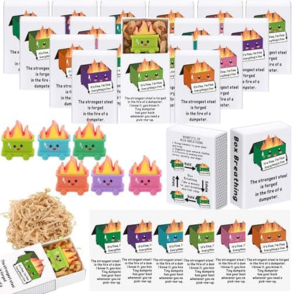 Realspring 48 Set Funny Dumpster Ornament Gift Bulk Dumpster Desk