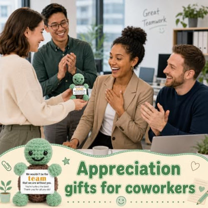 Xinezaa Appreciation Gifts for Coworker Employee Boss Team, Crochet
