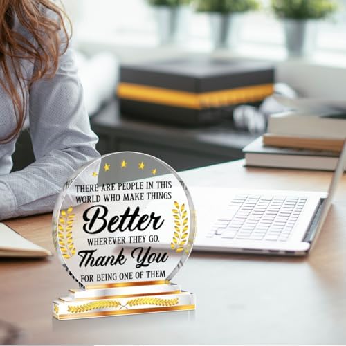 Thank You Appreciation Gifts for Coworkers Employees Desk Decor