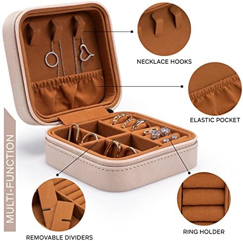 Custom Leather Jewelry Box w/Name & Birth Flower Month - Birthday