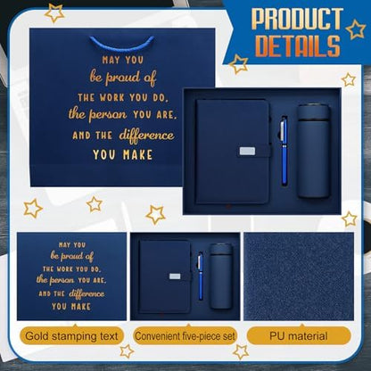 Honoson Blue Employees Appreciation Gift Set for Men Women