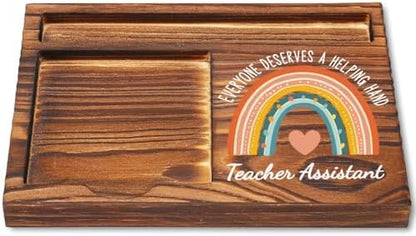 Teacher Assistant Sticky Note Holder, Cute Desk Note Pad Stand Gift