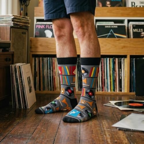 Music Lovers Gifts - Fun Kpop, Vinyl Record, Singing Socks for Girls