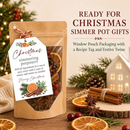 Christmas Simmer Pot Bags with Instruction Tags