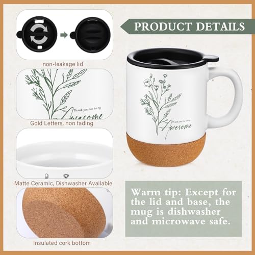 Sayglossy 4 Pcs Thank You Gift Set for Men Employee Coworker Teacher
