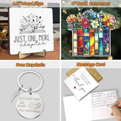 Book Lovers Gifts for Women – Reading Gifts Teacher, Reader Desk Decor