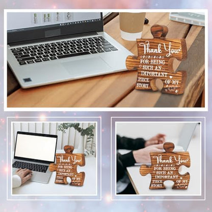 Thank You Teacher Desk Decor Plaque,Teacher Appreciation Puzzle Sign