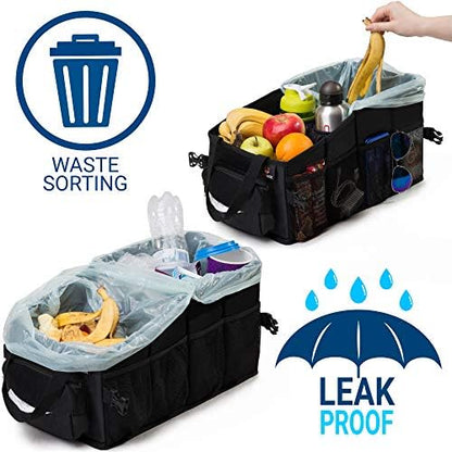 FoxBox Car Seat and Trunk Organizer, SUV Front or Back Seat Storage