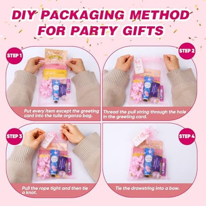 100 PCS Bulk Gifts for Women, Spa Party Favors for Girls with Face