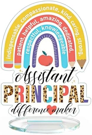 Assistant Principal Appreciation Gifts for Women Acrylic Desk Decor